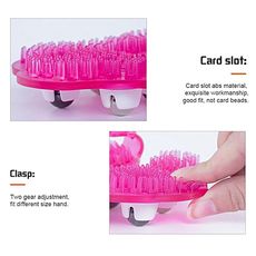 Gant de massage Masseurs a main avec 9 roulettes a rotation de 360¡ au meilleur prix au Maroc