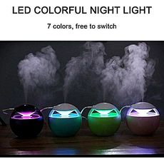 USB Mini veilleuse Humidificateur d'air -Night Elves capacite 450ml - Bleu au meilleur prix au Maroc