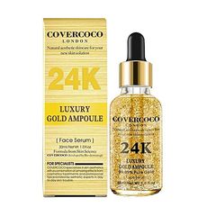 COVERCOCO COVERCOCO 24K - Ampoule de luxe en or solution de soin-Serum pour visage Hydratant Blanchissant Anti-acne Anti-Age Anti-Rides au meilleur prix au Maroc