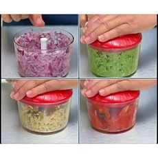 Crank chop Hachoir manuel tres pratique couper, hacher et mettre en puree en quelques secondes - MZ.LUX au meilleur prix au Maroc