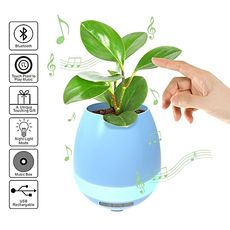 Smart Music Pot de plantes creatives 4 en 1 Bluetooth haut-parleur veilleuse et Piano a Touche Plantes-Music FlowerPot au meilleur prix au Maroc