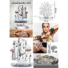 Porte-bijoux elegant, style creatif Forme Corail en acrylique au meilleur prix au Maroc