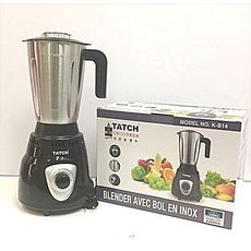 TATCH BLENDER PUISSANT 400W AVEC BOL EN INOX INCASSABLE DESIGN SPECIAL CAPACITE 1,5L au meilleur prix au Maroc