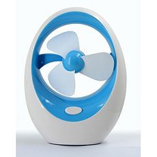 MZ.Lux Mini Ventilateur Mango alimente en USB ou piles - Bleu au meilleur prix au Maroc
