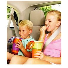 MZ.Lux SNACKEEZ gobelet 2 en 1 - Vert et Orange au meilleur prix au Maroc