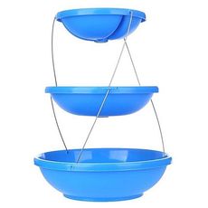 Ensemble de Bol de service a 3 niveaux s'ouvre avec une torsion pour utilisation a l'exterieur comme a l'interieur de maison- Twist Fold MZ.LUX au meilleur prix au Maroc