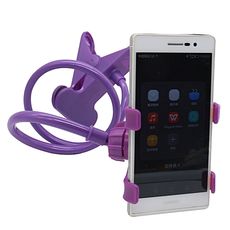 Support Telephone Universal Flexible Rotatif 360¡- Mauve au meilleur prix au Maroc