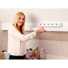 QLux Corde a linge retractable - 5 cordes au meilleur prix au Maroc