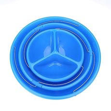 Ensemble de Bol de service a 3 niveaux s'ouvre avec une torsion pour utilisation a l'exterieur comme a l'interieur de maison- Twist Fold MZ.LUX au meilleur prix au Maroc