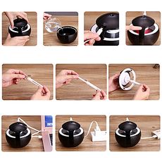 USB Mini veilleuse Humidificateur d'air -Night Elves capacite 450ml - Vert au meilleur prix au Maroc