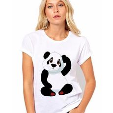 New t shirt blanc imp panda chic femme au meilleur prix au Maroc