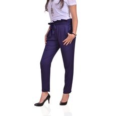Chic Pantalon classe pour Femme - Bleu au meilleur prix au Maroc