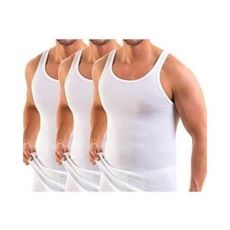 Pack 3 Débardeurs Homme Blanc au meilleur prix au Maroc