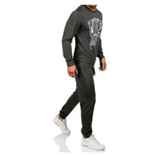 Ensemble  sport 2018 Gris Fonce au meilleur prix au Maroc