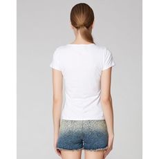 New t shirt blanc imp GoM chic femme au meilleur prix au Maroc