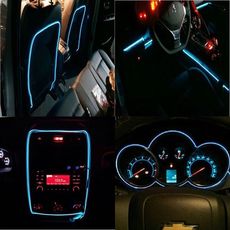 Fil Néon lumineux bleu 2 metre pour tableaux de bord voiture ,moto,camion bleu au meilleur prix au Maroc