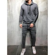 Survêtement Homme Rayure Noir Gris au meilleur prix au Maroc