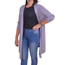 Chic cardigan pour Femme -Gris au meilleur prix au Maroc