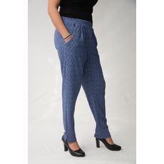 Pantalon Imprimé - BLEU au meilleur prix au Maroc