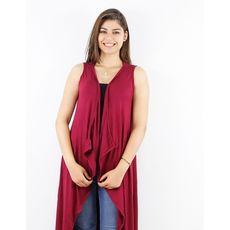 Bolero Sans Manches - Bordeaux au meilleur prix au Maroc