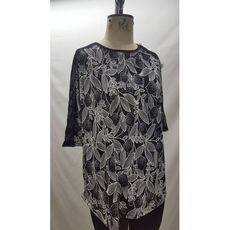 tunique imprime ECRU /NOIR au meilleur prix au Maroc