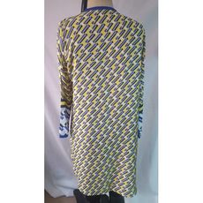 tunique imprime jaune au meilleur prix au Maroc