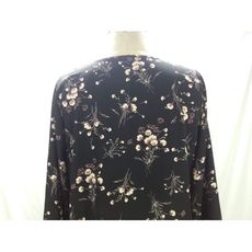 TUNIQUE NOIR IMPRIME au meilleur prix au Maroc