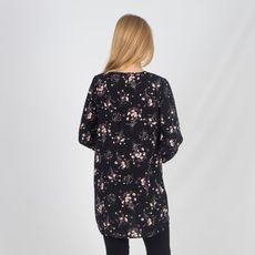 TUNIQUE NOIR IMPRIME au meilleur prix au Maroc