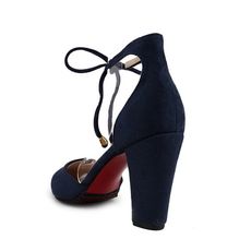 ESCARPINS à Talon -BLEU au meilleur prix au Maroc