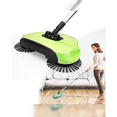 Hurricane Spin Broom Balai à rotation Léger et Sans Fil sana éléctricité  pour nettoyage carreaux et parquet vert au meilleur prix au Maroc