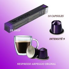 Nespresso Arpeggio original 10 Capsules - intensité 9 au meilleur prix au Maroc