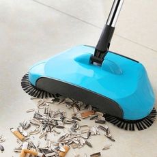 As Seen On TV - Hurricane Spin Broom: Balai à rotation Léger et sans électricité pour nettoyage carreaux et parquet - bleu au meilleur prix au Maroc