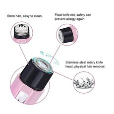 Mini Épilateur Épilation Rasoir Tondeuse épilateur rasoir électrique Femme sourcils épilateur Corps Bikini Rasoir au meilleur prix au Maroc