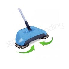 As Seen On TV - Hurricane Spin Broom: Balai à rotation Léger et sans électricité pour nettoyage carreaux et parquet - bleu au meilleur prix au Maroc
