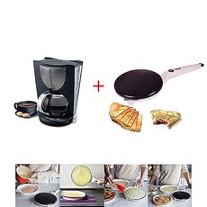 BLACK + DECKERPACK CREPIERE ELECTRIQUE MAGIC + CAFETIERE 12 CUP au meilleur prix au Maroc