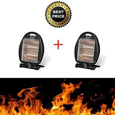 PACK 2 CHAUFFAGES ELECTRIQUE QUARTZ 400-800W au meilleur prix au Maroc