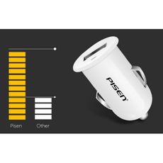 Chargeur Auto 1A Blanc au meilleur prix au Maroc