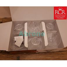 Set 6 coupes en Crystal marque RCR Italy - Oisis au meilleur prix au Maroc