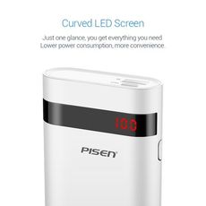 Power Bank 10000 Mah LED BLANC - Garantie 1 An au meilleur prix au Maroc