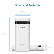 Power Bank 10000 Mah LED BLANC - Garantie 1 An au meilleur prix au Maroc