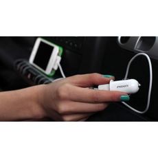 Chargeur Auto 1A Blanc au meilleur prix au Maroc