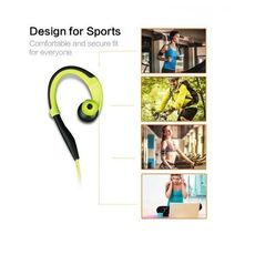 Casque Sport Filaire IOS Vert au meilleur prix au Maroc