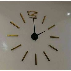 Horloge Murale 3D Originale MAX3 Doré au meilleur prix au Maroc