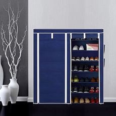 Armoire de chaussure 12 étages - Bleu marine au meilleur prix au Maroc