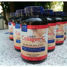 Collagène plus vitamine C original 250 tablets pour cheveux peau et ongles plus forts et plus sains au meilleur prix au Maroc