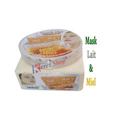 Masque  Argile Relaxant à Base Miel et Lait  Adoucissant 350ml au meilleur prix au Maroc