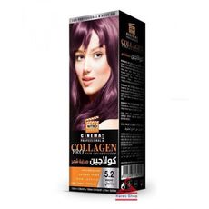 Coloration Cheveux  Pro Collagen Mauve Aubergine Réf 5.2 au meilleur prix au Maroc