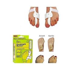 Paire Correcteur Nocturne plus Paire Separateur Orteil au meilleur prix au Maroc