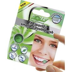 Mini brosse à dents de Poche Jetable Arôme Menthe Un paquet de 6 au meilleur prix au Maroc