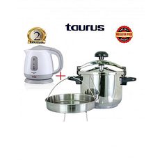 Cocotte Inox ONTIME CLASSIC 6 L-avec panier vapeur+Bouilloire LUNA 2ans de garantie au meilleur prix au Maroc